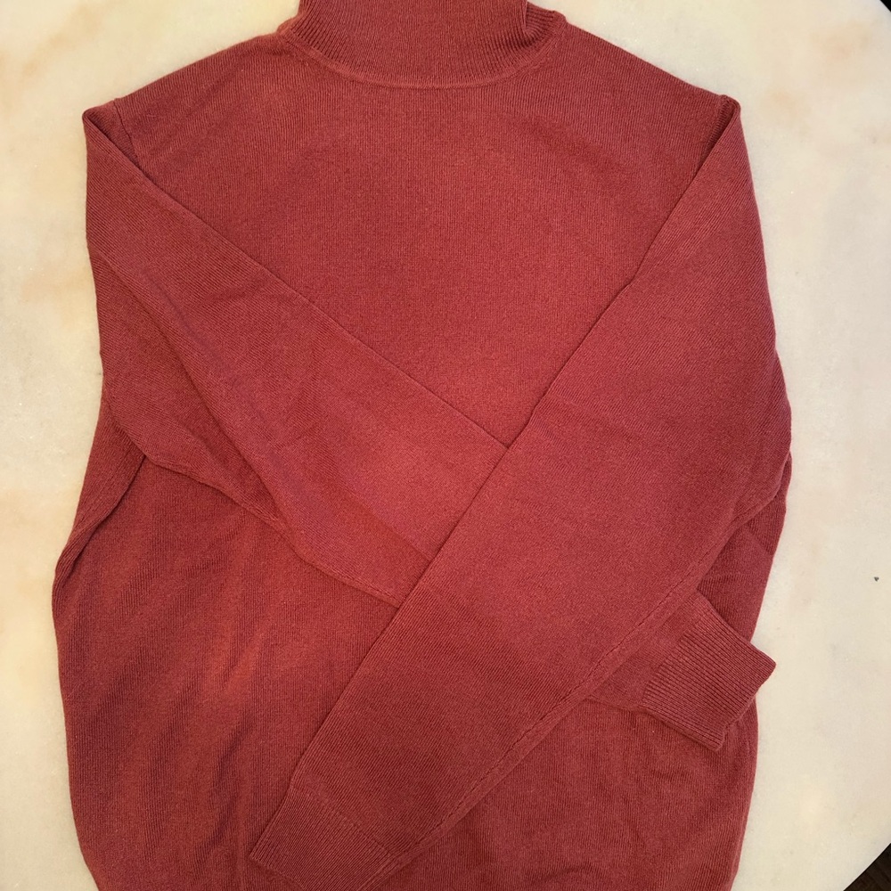 SUITSUPPLY Turtleneck Sweater - Rust Red